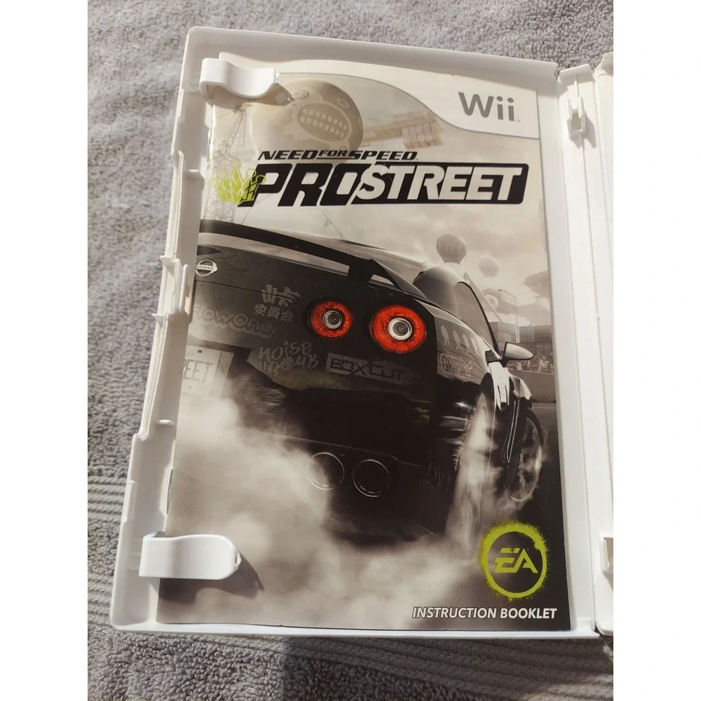 Need‎ For Speed ProStreet Nintendo Wii Game Complete Racing EA Sports